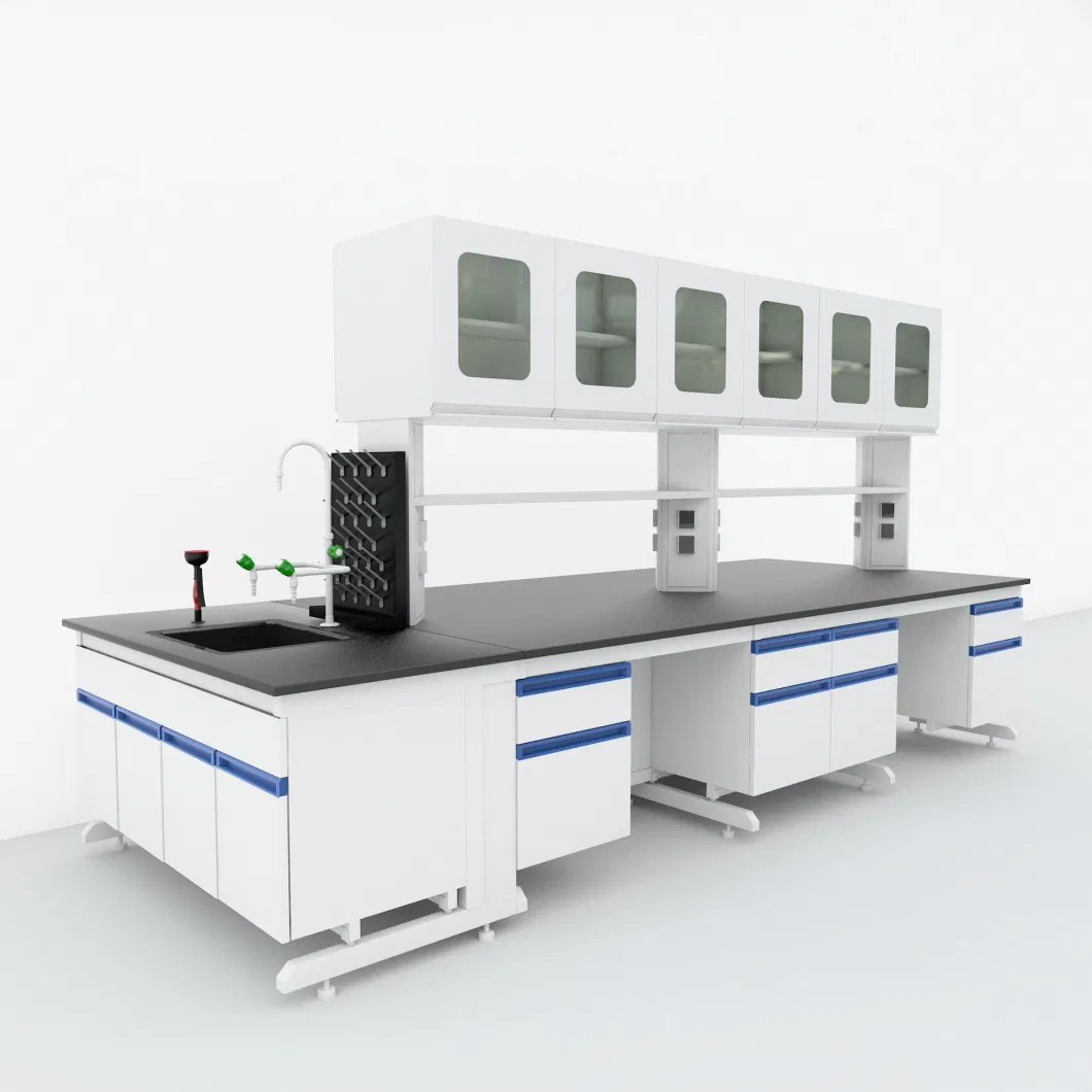 Top Sale Laboratory Furniture with All Steel Cabinet Unit and Epoxy Resin Worktop Guangzhou Factory