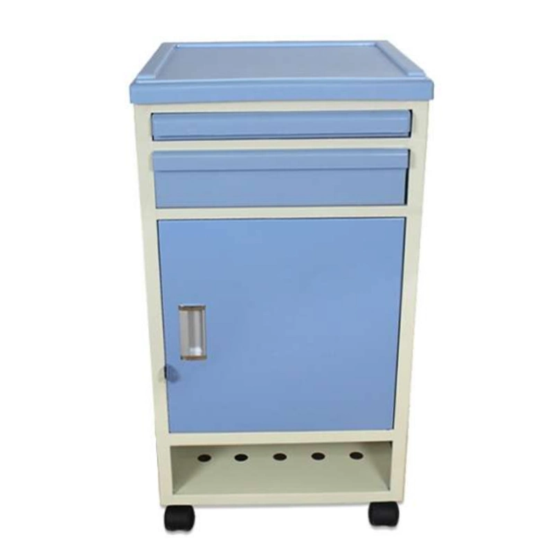 Good Price Blue New Mecan Furniture for Medical Table Bedside Cabinet Hospital